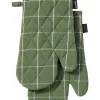 Eco Check Oven Mitt Green 2 Pack