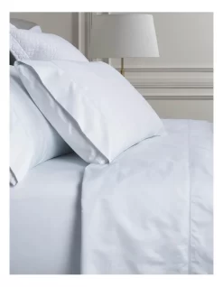 Hotel-Weight Luxury 1000TC Sheet Set In Soft Blue