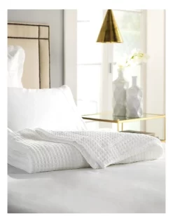 Ultrasoft Cotton Blanket In Snow