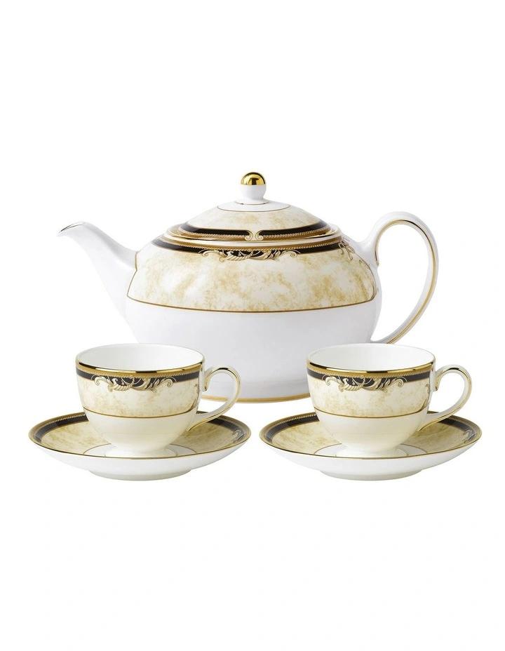 Wedgwood Cornucopia Tea Set For 2 3 Wedgwood Cornucopia Tea Set For 2