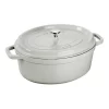 Staub 31cm Oval Cocotte White 2 Staub 31cm Oval Cocotte White -Household Items Shop 790814980 1 720x928