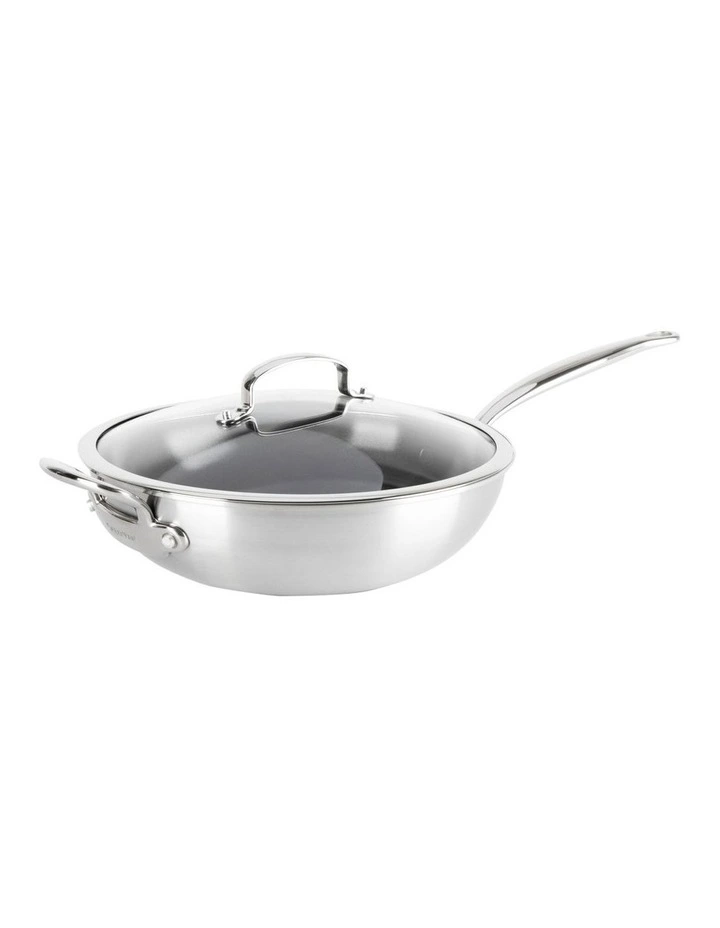 Greenpan Premiere 30cm/4.74L Covered Wok Stainless Steel 4 Greenpan Premiere 30cm/4.74L Covered Wok Stainless Steel - Image 2