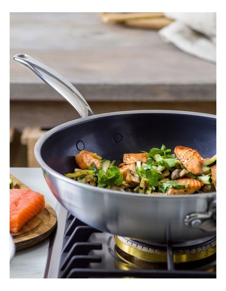 Greenpan Premiere 30cm/4.74L Covered Wok Stainless Steel 7 Greenpan Premiere 30cm/4.74L Covered Wok Stainless Steel - Image 5
