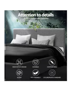 Double Size Bed Frame Gas Lift Linen Fabric Wooden Storage Steel Grey 10 Double Size Bed Frame Gas Lift Linen Fabric Wooden Storage Steel Grey -Household Items Shop 795725650 3 720x928