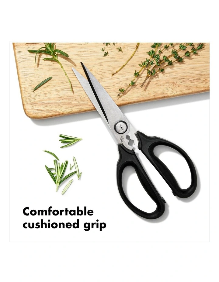OXO Good Grips Kitchen & Herb Scissors In Black 4 OXO Good Grips Kitchen & Herb Scissors In Black - Image 2
