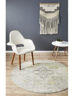 Museum Wesley Silver Round Rug -Household Items Shop 797879710 3 720x928