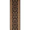 Istanbul Collection Traditional Floral Pattern Black Rug -Household Items Shop 798039910 1 720x928
