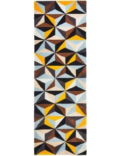 Matrix Pure Wool 900 Blue Runner Rug -Household Items Shop 798044860 4 720x928