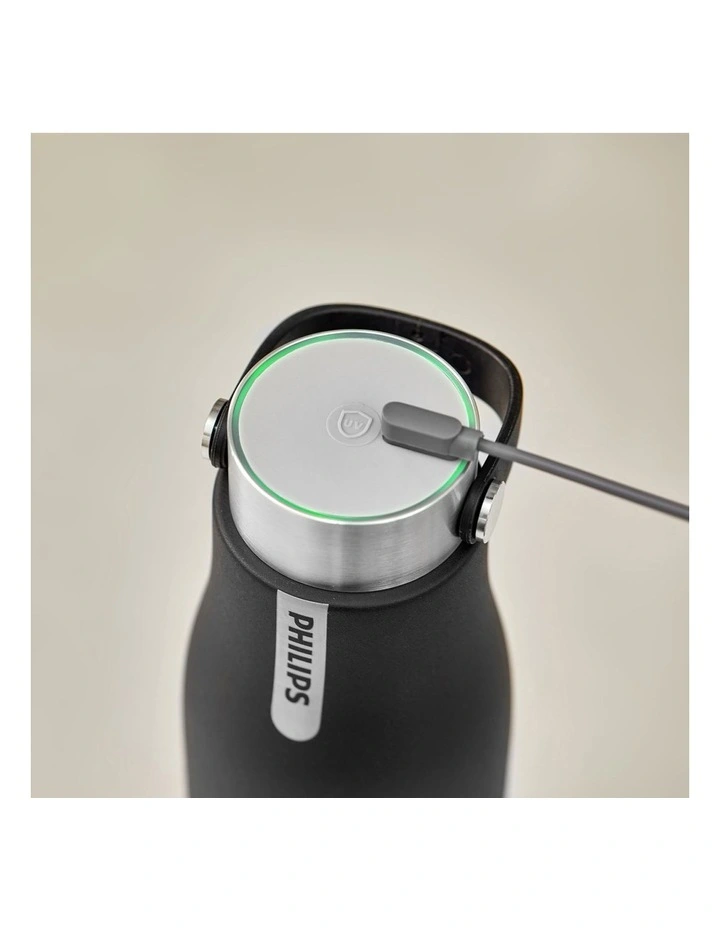 Philips GoZero 590ml Smart UV Bottle Black AWP2788BK/79 5 Philips GoZero 590ml Smart UV Bottle Black AWP2788BK/79 - Image 3