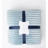 Heritage Chunky Rib Mink Blanket In Pale Blue -Household Items Shop 800097490 871869250 1 1 720x928