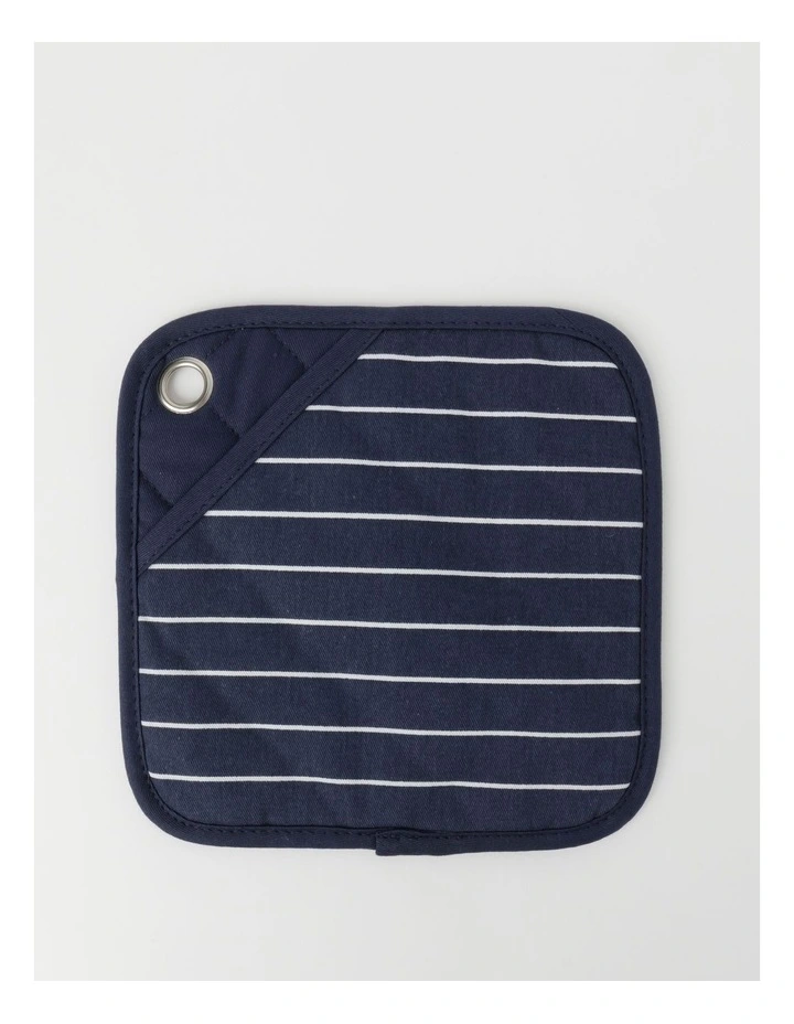 Chefs Pot Holder Blue 3 Chefs Pot Holder Blue