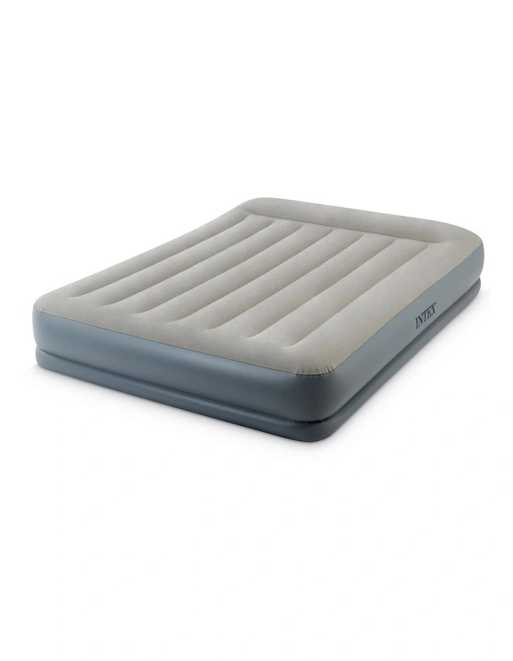 Intex Dura-Beam Pillow Rest Mid-rise Airbed Queen Beige 3 Intex Dura-Beam Pillow Rest Mid-rise Airbed Queen Beige