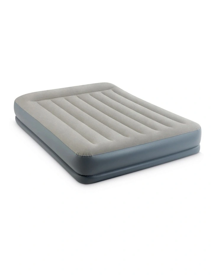 Intex Dura-Beam Pillow Rest Mid-rise Airbed Queen Beige 6 Intex Dura-Beam Pillow Rest Mid-rise Airbed Queen Beige - Image 4