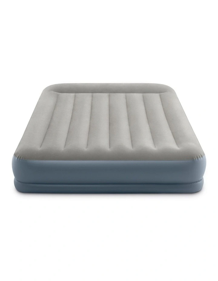 Intex Dura-Beam Pillow Rest Mid-rise Airbed Queen Beige 7 Intex Dura-Beam Pillow Rest Mid-rise Airbed Queen Beige - Image 5