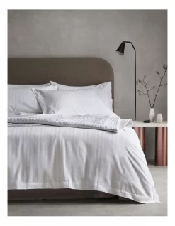 Newmark Tailored Quilt Cover Set In White