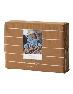 French Stripe Bedlinen Collection In Bronze -Household Items Shop 804513250 840300310 4 720x928