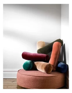 Luxury Velvet Bolster Cushion Merlot 7 Luxury Velvet Bolster Cushion Merlot -Household Items Shop 804513430 900779860 3 720x928