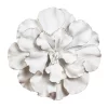 Flower Wall Plaque White
