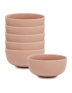 Hue Cereal Bowl Blush Set Of 6 14cm