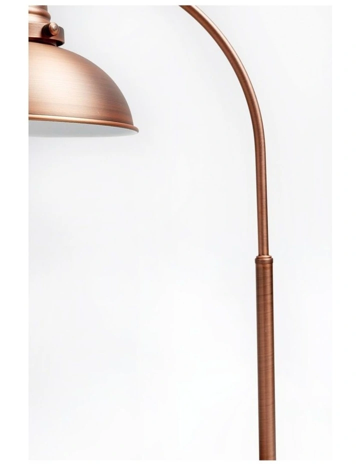 Manor Metal Floor Lamp Antique Copper 7 Manor Metal Floor Lamp Antique Copper - Image 5