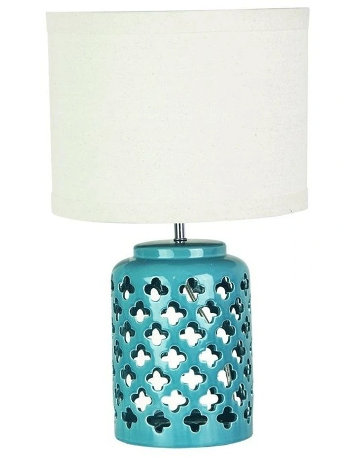 Casbah Moorish Table Lamp Blue 3 Casbah Moorish Table Lamp Blue
