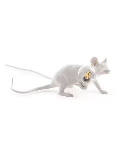 Seletti Mouse Lamp Lying White