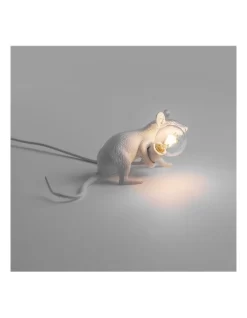 Seletti Mouse Lamp Lying White 10 Seletti Mouse Lamp Lying White -Household Items Shop 807656140 3 720x928