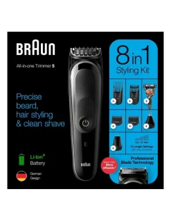 Braun 8-in-1 Face & Body Trimmer Black MGK5260 9 Braun 8-in-1 Face & Body Trimmer Black MGK5260 -Household Items Shop 809467390 4 720x928