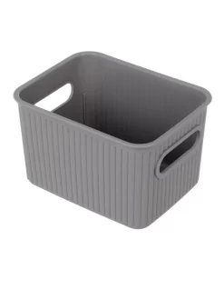 16cm Kaia Storage Basket Home Organiser Container W/ Handles Assorted
