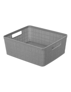 35.5cm Ivy Weave Basket Storage Home Organiser Container Large Assort