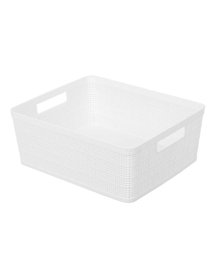 35.5cm Ivy Weave Basket Storage Home Organiser Container Large Assort 4 35.5cm Ivy Weave Basket Storage Home Organiser Container Large Assort - Image 2