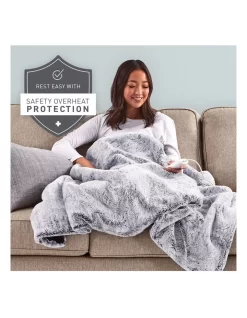 Feel Perfect Faux Fur Heated Throw Blanket In Grey 14 Feel Perfect Faux Fur Heated Throw Blanket In Grey -Household Items Shop 814452040 6 720x928