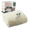 Sleep Perfect Wool Fleece Electric Blanket King In White