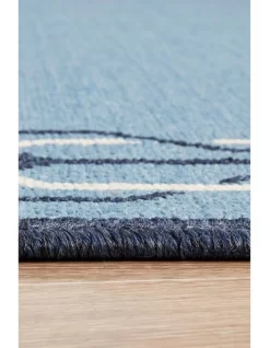Seaside 6666 Blue Rug -Household Items Shop 815156110 6 720x928
