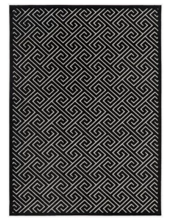 York Alice Black & Gold Rug