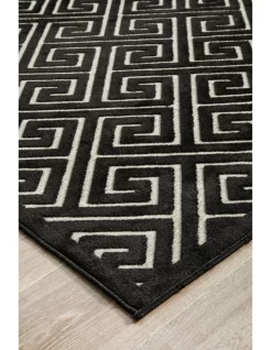 York Alice Black & Gold Rug -Household Items Shop 815156200 4 720x928