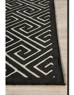 York Alice Black & Gold Rug -Household Items Shop 815156200 5 720x928