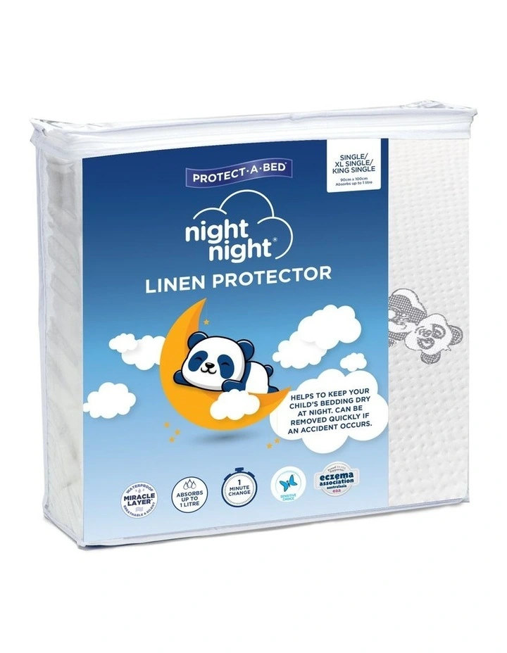 Night Night Linen Protector In White 4 Night Night Linen Protector In White - Image 2