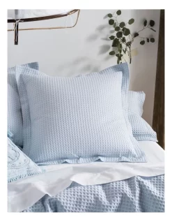 Linen House Deluxe Waffle Quilt Cover Set In Soft Blue -Household Items Shop 818835220 991876600 3 720x928