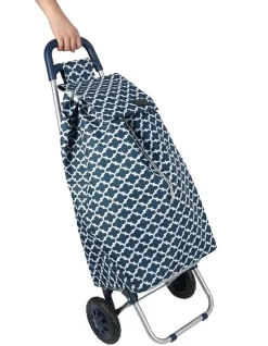 Sprint 45L Shopping Trolley Moroccan Navy -Household Items Shop 821742760 4 720x928