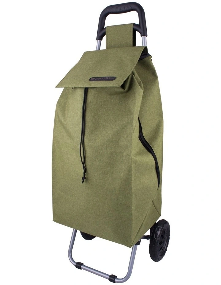 Sprint 45L Shopping Trolley Sage Green 3 Sprint 45L Shopping Trolley Sage Green