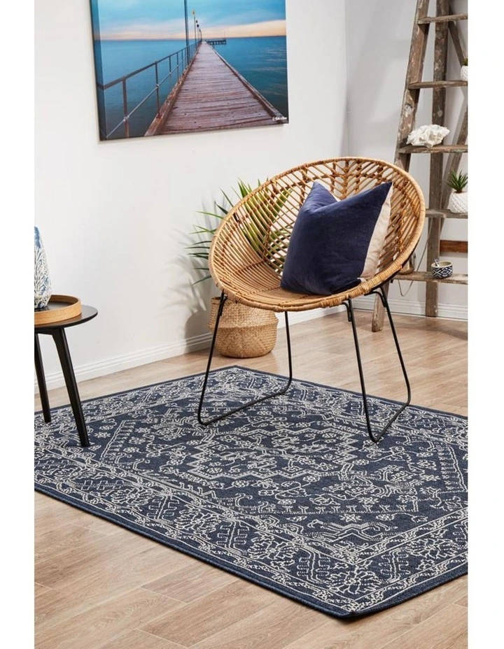 Seaside 5555 Navy Rug 4 Seaside 5555 Navy Rug - Image 2