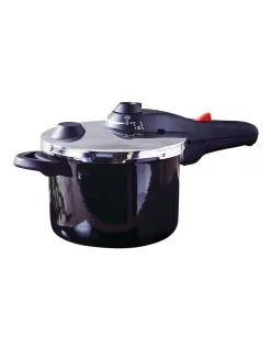Pressure Cooker Black 22cm/6.0L