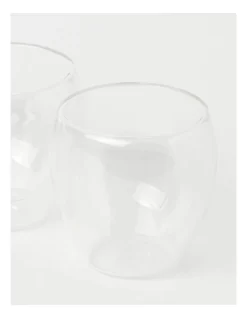 Double Wall Glass Espresso 250ml Set Of 2 -Household Items Shop 835102360 3 720x928