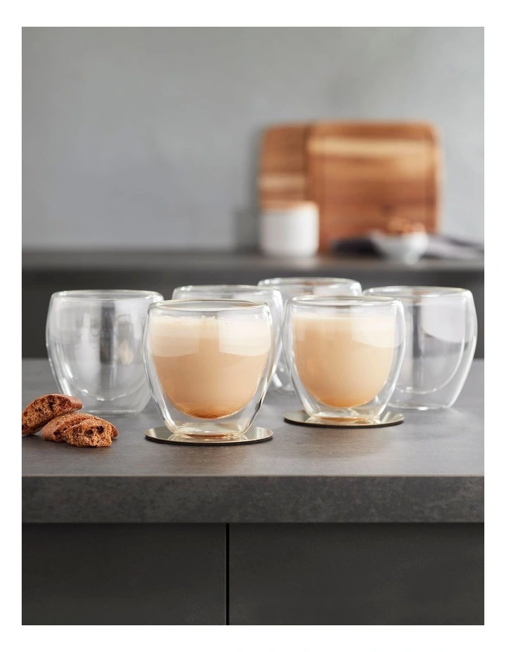 Double Wall Glass 250ml Set Of 6 4 Double Wall Glass 250ml Set Of 6 - Image 2