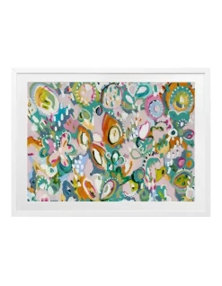 Tutti Frutti Print White Frame