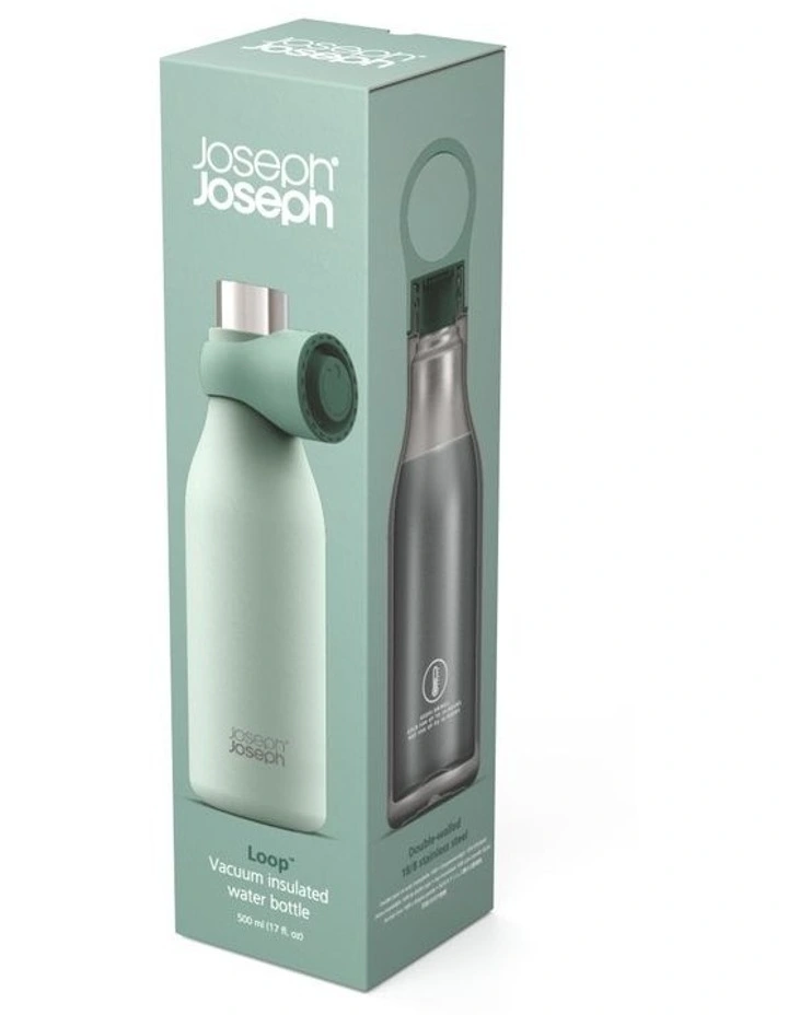 Joseph Joseph Loop Water Bottle 500 Ml (17oz) Green 3 Joseph Joseph Loop Water Bottle 500 Ml (17oz) Green