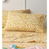 250TC Leopard Stonewashed Cotton Sheet Set Orange -Household Items Shop 837964540 837976330 1 720x928