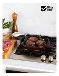 French Oven Grill Duo 24cm/3.5L In Bordeaux -Household Items Shop 838034470 3 1 720x928