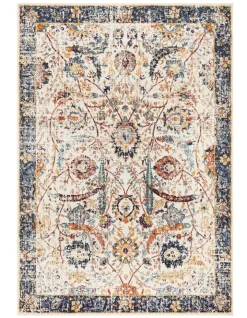 Evoke Peacock Ivory Transitional Rug